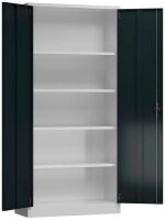 ClassiX Stahlschrank X-530358 anthrazit, lichtgrau 4...