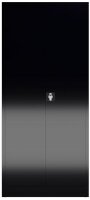 ClassiX Putzmittelschrank X-545529 tiefschwarz 4 Fachböden 80,0 x 38,0 x 180,0 cm, aufgebaut, 1 St.
