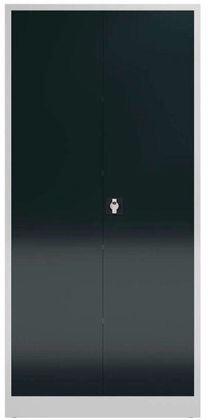 ClassiX Putzmittelschrank X-545548 anthrazit, lichtgrau 4 Fachböden 92,0 x 42,0 x 194,5 cm, aufgebaut, 1 St.