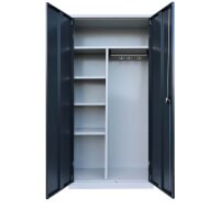 ClassiX Putzmittelschrank X-545548 anthrazit, lichtgrau 4...
