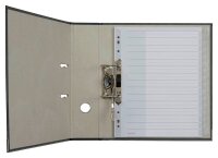 LEITZ Ordnerregister 1276 DIN A4 Vollformat, Überbreite blanko grau 15-teilig, 1 Satz