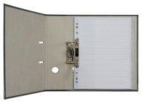 LEITZ Ordnerregister 1274 DIN A4 Vollformat, Überbreite blanko grau 12-teilig, 1 Satz
