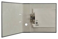 LEITZ Ordnerregister 1230 DIN A4 Halbformat, Überbreite Dez.-Jan. grau 12-teilig, 5 Satz