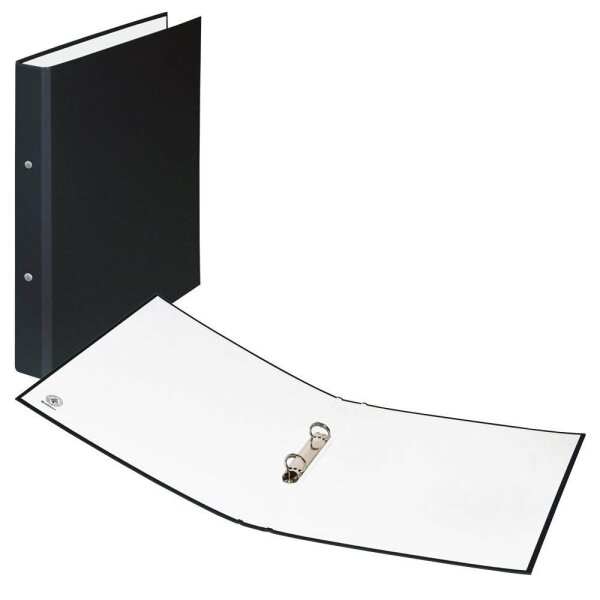 DONAU Ringbuch 2-Ringe schwarz 2,5 cm DIN A4, 1 St.