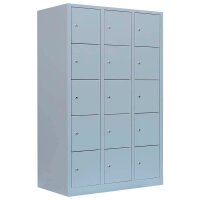LÜLLMANN Schließfachschrank lichtgrau 523930,...