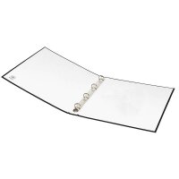 DONAU Ringbuch 4-Ringe schwarz 2,5 cm DIN A4, 1 St.
