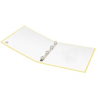 DONAU Ringbuch 4-Ringe gelb 2,5 cm DIN A4, 1 St.
