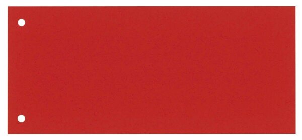 DONAU Trennstreifen DONAU rot, 190 g/qm Karton 23,5 x 10,5 cm, 100 St.