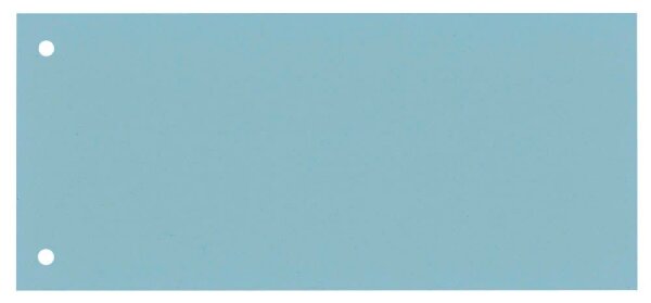 DONAU Trennstreifen DONAU blau, 190 g/qm Karton 23,5 x 10,5 cm, 100 St.