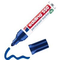 edding 550 Permanentmarker blau 3,0 - 4,0 mm, 1 St.