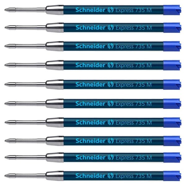 Schneider Express 735 Kugelschreiberminen M blau, 10 St.