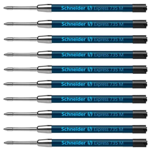 Schneider Express 735 Kugelschreiberminen M schwarz, 10 St.