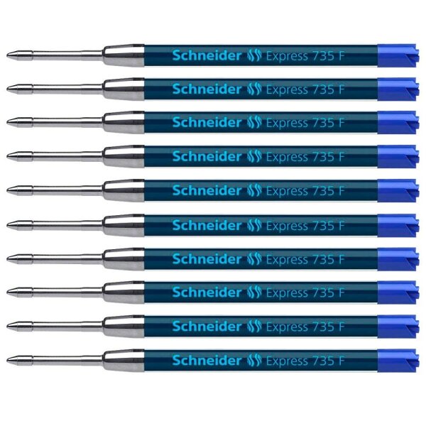 Schneider Express 735 Kugelschreiberminen F blau, 10 St.