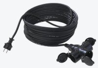 BACHMANN Verlängerungskabel schwarz
