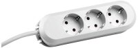BACHMANN SMART 3-fach Steckdosenleiste 3,0 m weiß