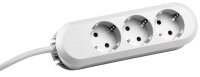 BACHMANN SMART 3-fach Steckdosenleiste 1,5 m weiß