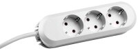 BACHMANN SMART 3-fach Steckdosenleiste 1,5 m weiß