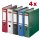 bene No1 POWER Ordner farbsortiert Kunststoff 8,0 cm DIN A4, 20 St.