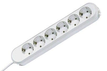 BACHMANN SMART 6-fach Steckdosenleiste 1,5 m weiß