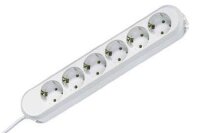 BACHMANN SMART 6-fach Steckdosenleiste 1,5 m weiß