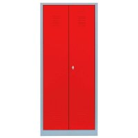 LÜLLMANN Spind feuerrot, lichtgrau 515424, 1...