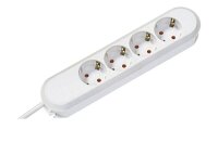BACHMANN SMART 4-fach Steckdosenleiste 1,5 m weiß