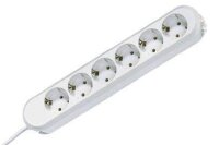 BACHMANN SMART 6-fach Steckdosenleiste 3,0 m weiß