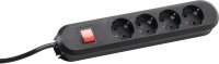 BACHMANN SMART 4-fach Steckdosenleiste mit Schalter 1,5 m...