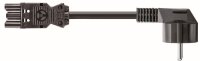 BACHMANN GST18 Netzkabel 3,0 m schwarz, 1 St.