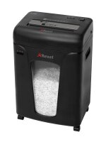 Rexel Mercury REM820 Aktenvernichter mit Partikelschnitt P-5, 2 x 15 mm, bis 8 Blatt, schwarz