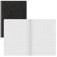BRUNNEN Notizbuch FACT!plus DIN A5 kariert, schwarz...