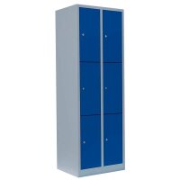 LÜLLMANN Schließfachschrank enzianblau,...