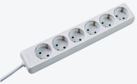 BACHMANN SELLY 6-fach Steckdosenleiste 1,5 m weiß