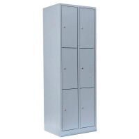 LÜLLMANN Schließfachschrank lichtgrau 520320,...