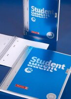 BRUNNEN Collegeblock Student Premium Kleinformat punktraster DIN A5 ohne Rand, 1 Block