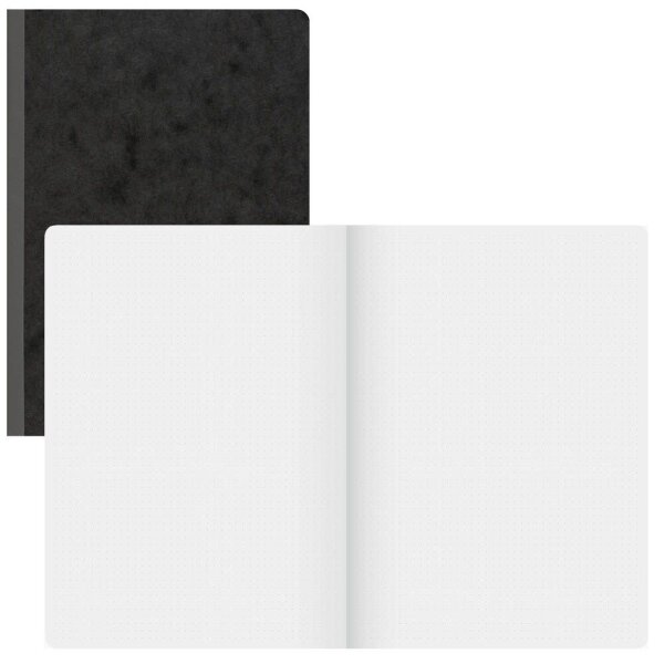 BRUNNEN Notizbuch FACT!plus DIN A5 punktkariert, schwarz Softcover 192 Seiten, 1 St.