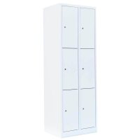 LÜLLMANN Schließfachschrank signalweiß...