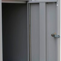 LÜLLMANN Schließfachschrank signalweiß 520327, 6 Schließfächer 60,0 x 50,0 x 180,0 cm