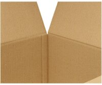 Nestler Wellpapp-Faltkartons 1-wellig braun 22,0 x 19,0 x 13,7 cm Außenmaß, 20 St.