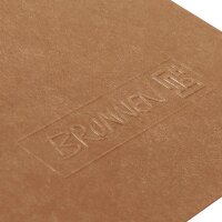 BRUNNEN Notizbuch FACT!plus DIN A5 punktkariert, hellbraun Softcover 192 Seiten, 1 St.