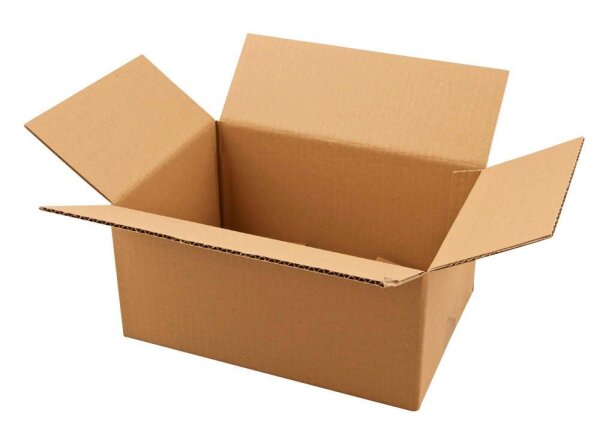Nestler Wellpapp-Faltkartons 1-wellig braun 31,5 x 22,5 x 15,7 cm Außenmaß, 20 St.