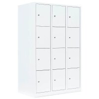 LÜLLMANN Schließfachschrank signalweiß...