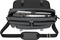 WEDO Laptoptasche Messenger Bag COLLEGE Kunstfaser grau...