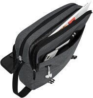 WEDO Laptoptasche Messenger Bag COLLEGE Kunstfaser grau 59353012 bis 39,6 cm (15,6 Zoll)