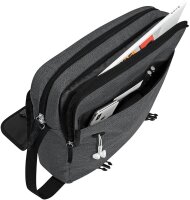 WEDO Laptoptasche Messenger Bag COLLEGE Kunstfaser grau 59353012 bis 39,6 cm (15,6 Zoll)