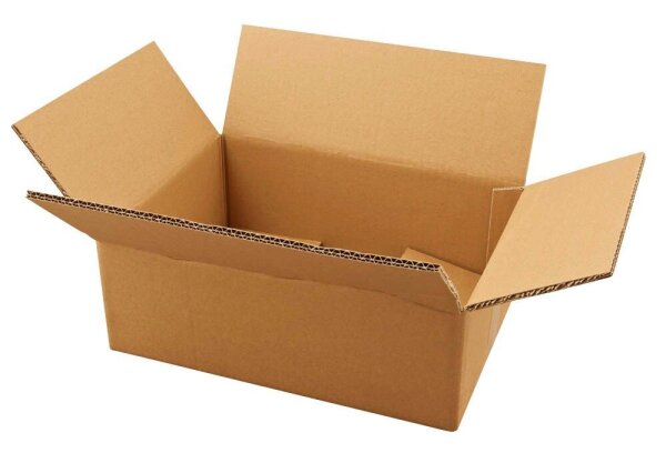 Nestler Wellpapp-Faltkartons 2-wellig braun 36,3 x 26,3 x 14,8 cm Außenmaß, 20 St.