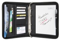 WEDO Ringbuchmappe ELEGANCE Lederimitat DIN A5 schwarz
