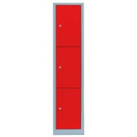 LÜLLMANN Schließfachschrank feuerrot,...