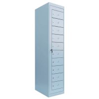 LÜLLMANN Schließfachschrank lichtgrau 526100,...