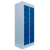 LÜLLMANN Schließfachschrank enzianblau,...